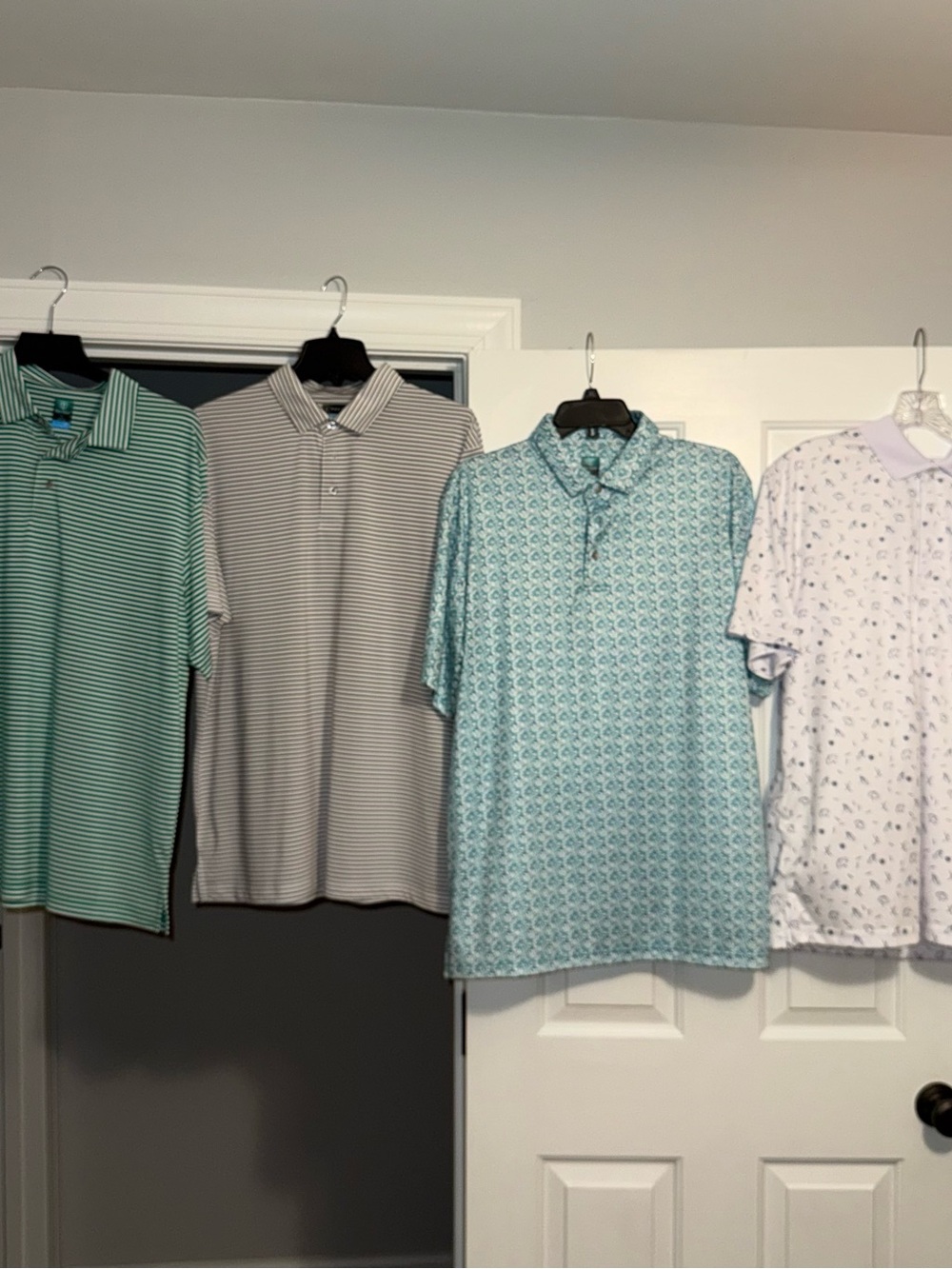 Assorted Patterned Performance Polo Bundle - Lightweight Comfort
